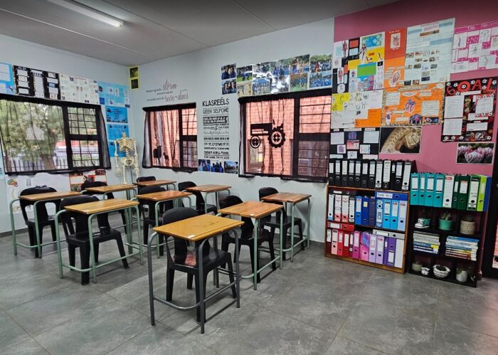 Hygienic school classroom